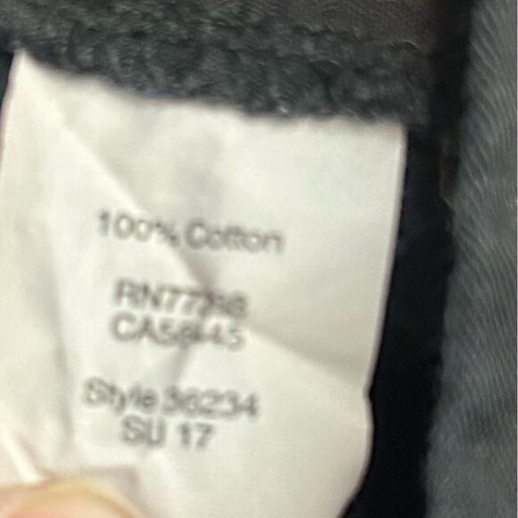 J. Crew Broken-In Chino Shorts Black Neutral Minimalist Size 0 - Picture 8 of 10